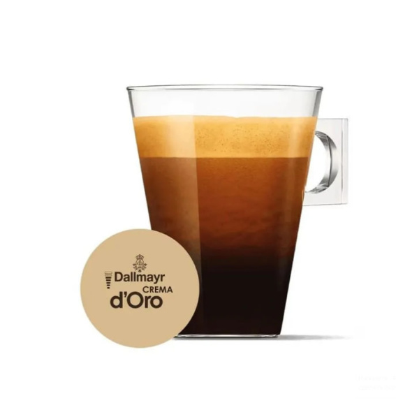 Кофе в капсулах Nescafe Dallmayr Crema d'Oro, 16 капсул в магазине ТеаКофее, фото