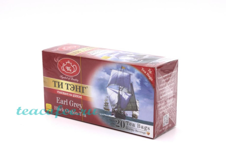 Чай Ти Тэнг Earl Grey черный 20 пакетиков 