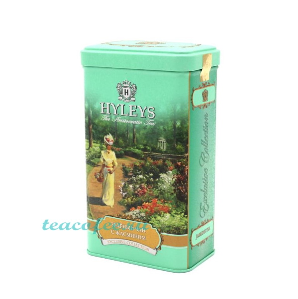 Чай Hyleys English Green Tea With Jasmine Flowers зеленый 125 гр. (ж/б) в магазине ТеаКофее Чай Hyleys English Green Tea With Jasmine Flowers зеленый 125 гр. (ж/б) в магазине ТеаКофее, фото