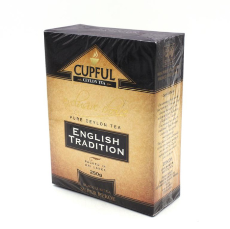 Чай Cupful English Tradition Super Pekoe черный 250 гр. (картон) 