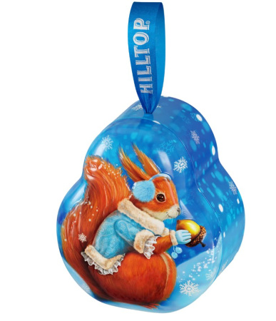 Чай черный Hilltop Елочная игрушка Сказочная Белочка, 50 гр.(ж/б) 