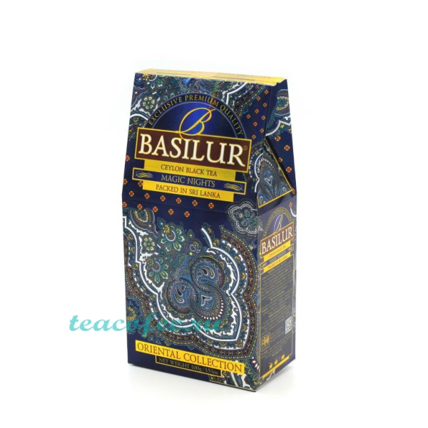 Чай Basilur Magic Nights (Волшебны ночи) черный 100 гр. в магазине ТеаКофее Чай Basilur Magic Nights (Волшебны ночи) черный 100 гр. в магазине ТеаКофее, фото