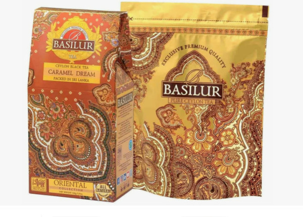 Чай черный Basilur "Восточная коллекция" Карамельная Мечта, 100г (картон) в магазине ТеаКофее Чай черный Basilur "Восточная коллекция" Карамельная Мечта, 100г (картон) в магазине ТеаКофее, фото