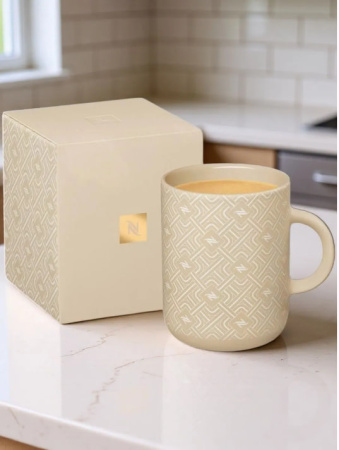 Кружка фарфор Nespresso Celebration Coffee Mug Parchment 300 ml 