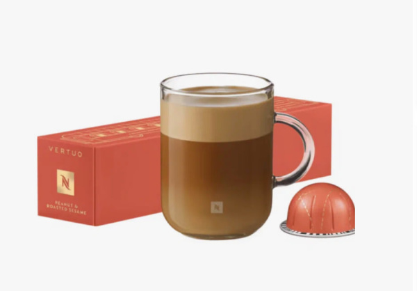 Кофе в капсулах Nespresso Vertuo, бленд Peanut&Roasted Sesame flavour, 230 ml, 10 капсул в магазине ТеаКофее, фото