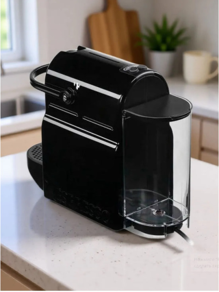 Капсульная кофемашина Nespresso Delonghi EN 80.B Inissia (черная) в магазине ТеаКофее, фото