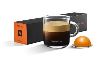 Кофе в капсулах Nespresso Vertuo, бленд Inizio, 150 ml, 10 капсул 
