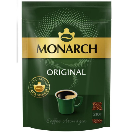 Кофе растворимый Jacobs Monarch 210 гр. ( пакет)
