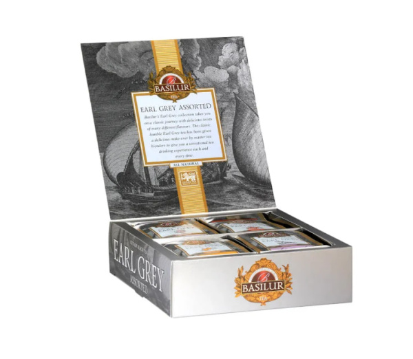 Чай Basilur Коллекция Эрл Грей (40пак) в магазине ТеаКофее, фото