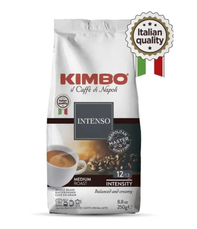 Кофе в зернах Kimbo Intenso 250 гр.
