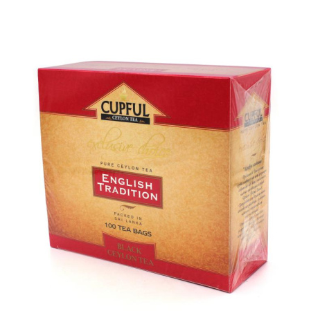 Чай Cupful English Tradition OPA черный 100 пакетов 