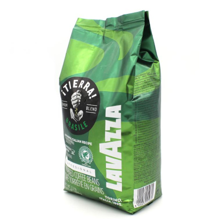 Кофе в зернах Lavazza TIERRA Brasile 1000 гр.  Кофе в зернах Lavazza TIERRA Brasile 1000 гр.