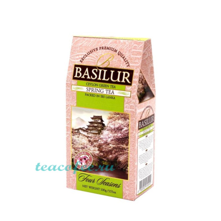 Чай Basilur Spring Tea (Весенний) зеленый 100 гр. 