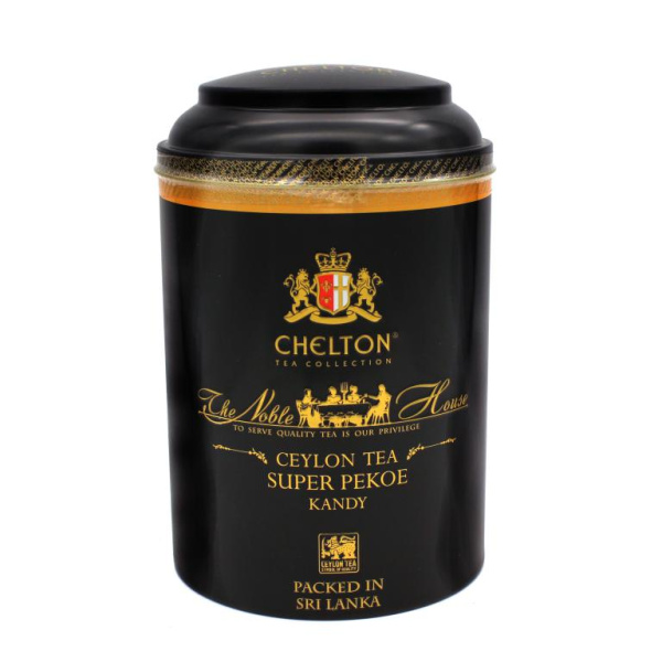 Чай черный Chelton Благородный дом  (Super Pekoe Kandy) 200 гр. (ж/б) в магазине ТеаКофее Чай черный Chelton Благородный дом  (Super Pekoe Kandy) 200 гр. (ж/б) в магазине ТеаКофее, фото