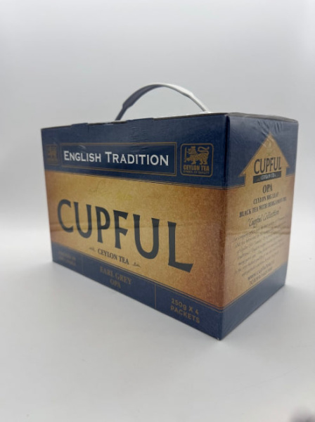 Чай Cupful English Tradition черный с бергамотом 1кг. (250гр x 4шт) в магазине ТеаКофее Чай Cupful English Tradition черный с бергамотом 1кг. (250гр x 4шт) в магазине ТеаКофее, фото