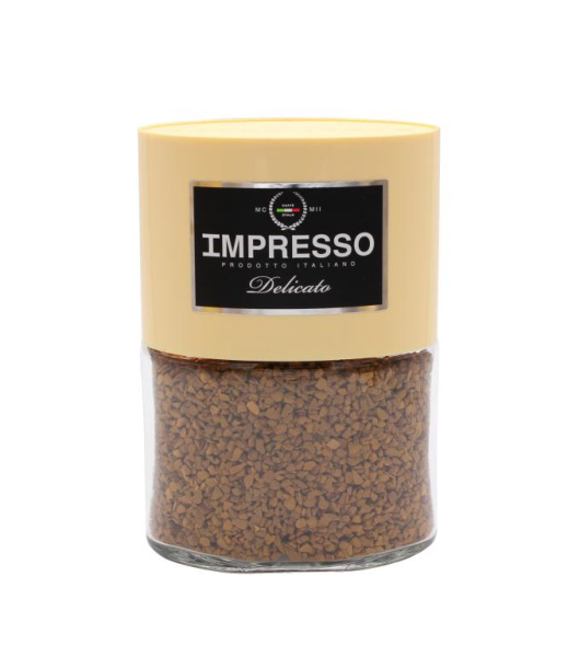 Кофе растворимый Impresso Delicato 100 гр. в магазине ТеаКофее Кофе растворимый Impresso Delicato 100 гр. в магазине ТеаКофее, фото