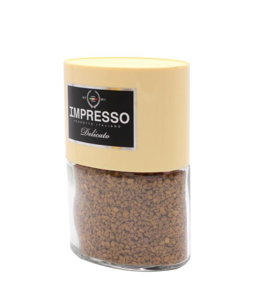 Кофе растворимый Impresso Delicato 100 гр. в магазине ТеаКофее Кофе растворимый Impresso Delicato 100 гр. в магазине ТеаКофее, фото