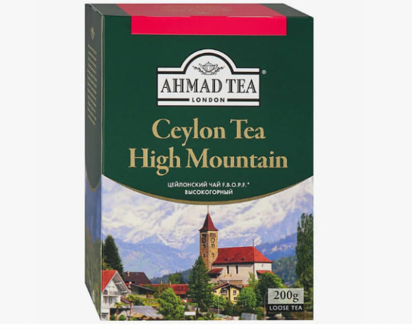 Чай Ahmad Tea Ceylon Tea F.B.O.P.F. high mountain 200 гр. в магазине ТеаКофее Чай Ahmad Tea Ceylon Tea F.B.O.P.F. high mountain 200 гр. в магазине ТеаКофее, фото