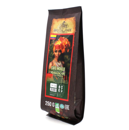 Кофе молотый Broceliande Maragogype Colombie 250 гр. 