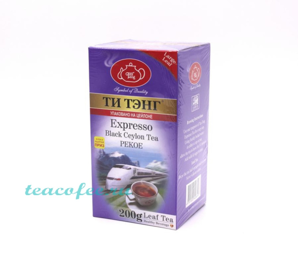 Чай Ти Тэнг Expresso черный 200 гр. в магазине ТеаКофее Чай Ти Тэнг Expresso черный 200 гр. в магазине ТеаКофее, фото