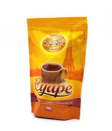 Кофе растворимый Московская кофейня на паяхъ Суаре 190 гр. (пакет) 