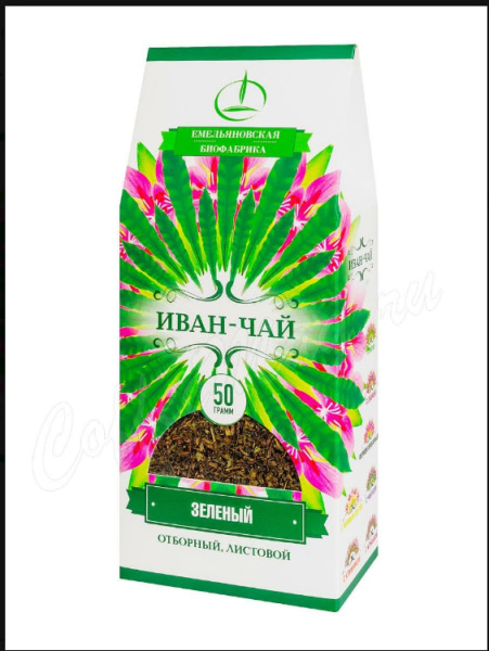 Северный Иван-чай зелёный листовой 50 гр. в магазине ТеаКофее, фото