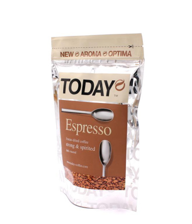 Кофе растворимый Today Espresso 150 гр. (пакет) 