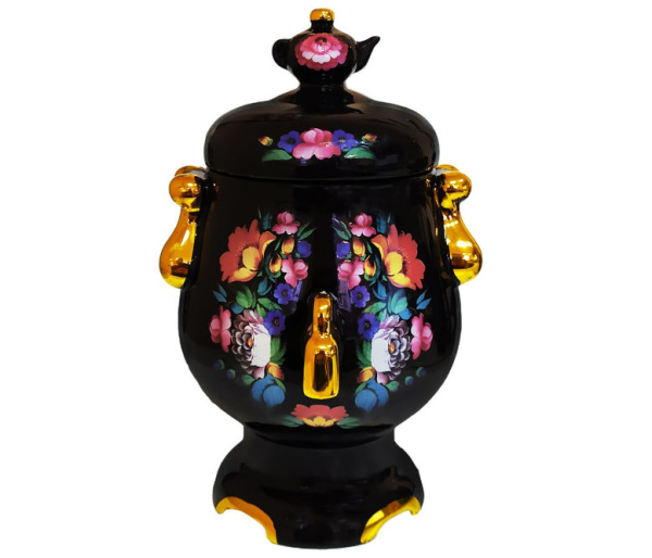 Чай GET&JOY Самовар, керамическая чайница, черный, 50 гр в магазине ТеаКофее, фото