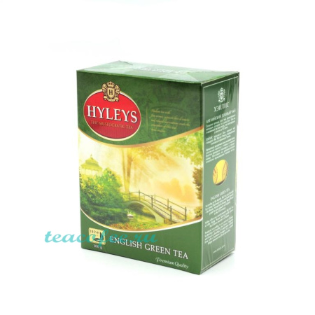 Чай Hyleys English Green Tea зеленый 100 гр.  Чай Hyleys English Green Tea зеленый 100 гр.
