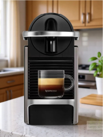 Капсульная кофемашина Nespresso Pixie, EN 127 S, black-grey 