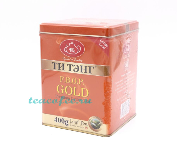 Чай Ти Тэнг Gold (Золотой) черный 400 гр. (ж/б) в магазине ТеаКофее Чай Ти Тэнг Gold (Золотой) черный 400 гр. (ж/б) в магазине ТеаКофее, фото