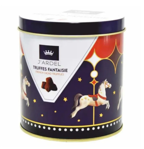 Французские трюфели "J’Ardel" НОВЫЙ ГОД классические ж/б 200г в магазине ТеаКофее, фото