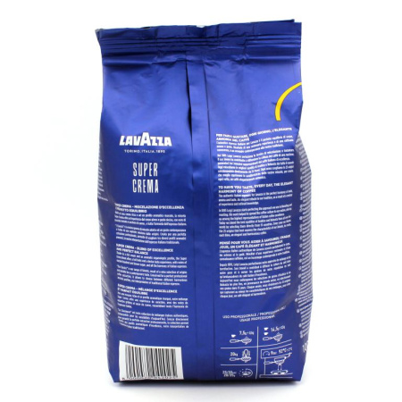 Кофе в зернах Lavazza Super Crema 1000 гр. 