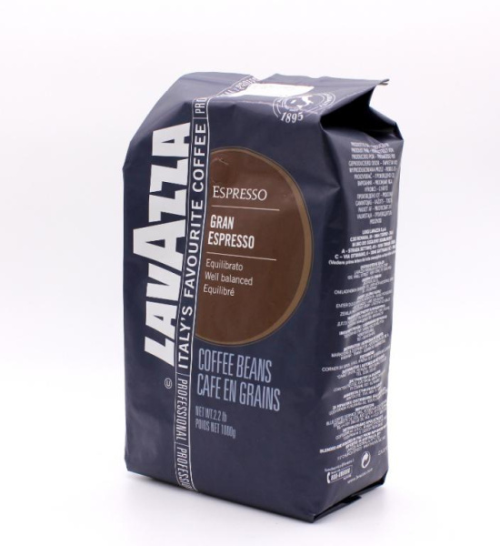 Кофе в зернах Lavazza Gran Espresso 1000 гр. в магазине ТеаКофее, фото