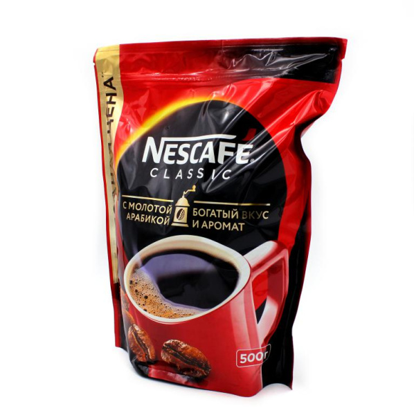 Кофе растворимый Nescafe Classic 500 гр. (пакет) в магазине ТеаКофее Кофе растворимый Nescafe Classic 500 гр. (пакет) в магазине ТеаКофее, фото