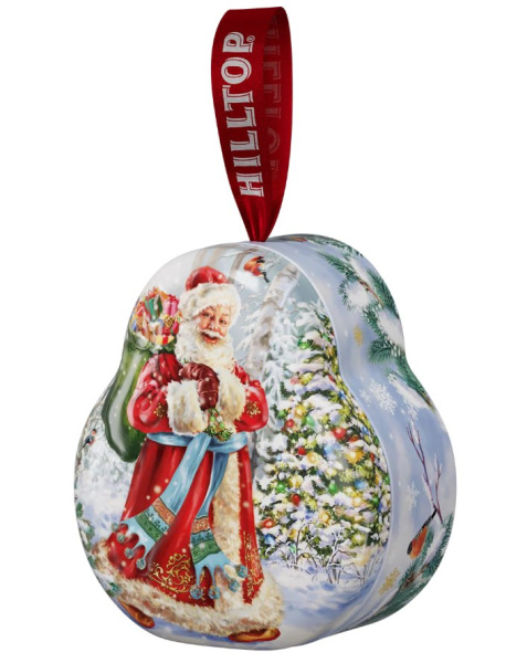 Чай черный Hilltop Елочная игрушка Сказочный Дед Мороз, 50 гр.(ж/б) в магазине ТеаКофее, фото