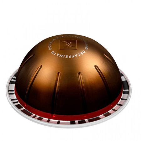 Кофе в капсулах Nespresso Vertuo Double Espresso Chiaro Decaffeinato, 10 шт. 80 мл. 