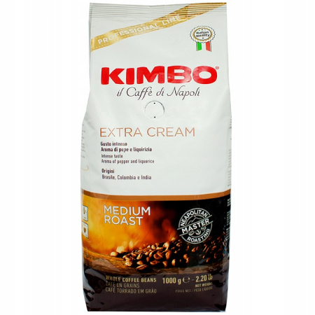 Кофе в зернах Kimbo Extra Cream 1000 гр.