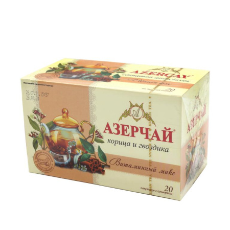 Чай Azercay Корица и гвоздика 20 пакетиков 