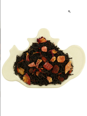 Чай Basilur Клубника со сливками / Рухуну 100 гр. (жесть) 