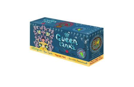 Чай QUEEN LANKA Earl Grey 25 пакетов