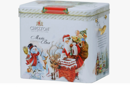 Чай Chelton Музыкальная шкатулка С Новым Годом и Рождеством! черный 100  гр. (ж/б) 