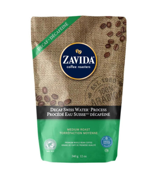Кофе в зернах Zavida Decaf Colombian Swiss Water® Process Coffee 340 гр. в магазине ТеаКофее, фото