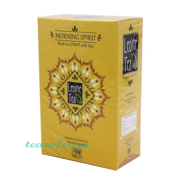 Чай Leoste Morning Spirit (FBOP) черный с типсами 100 гр. в магазине ТеаКофее Чай Leoste Morning Spirit (FBOP) черный с типсами 100 гр. в магазине ТеаКофее, фото