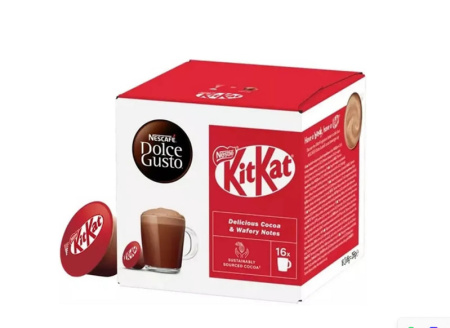 Какао в капсулах Nescafé Dolce Gusto KitKat 16 caps 