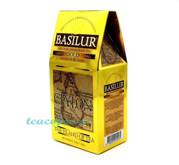 Чай Basilur Gold черный 200 гр. в магазине ТеаКофее Чай Basilur Gold черный 200 гр. в магазине ТеаКофее, фото