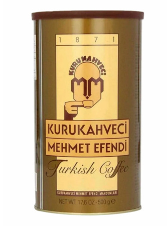 Кофе молотый Kurukahveci Mehmet Efendi 500 гр. (ж/б) 