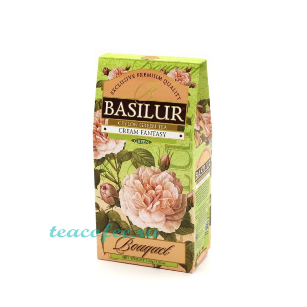 Чай Basilur Cream Fantasy зеленый 100 гр. в магазине ТеаКофее Чай Basilur Cream Fantasy зеленый 100 гр. в магазине ТеаКофее, фото
